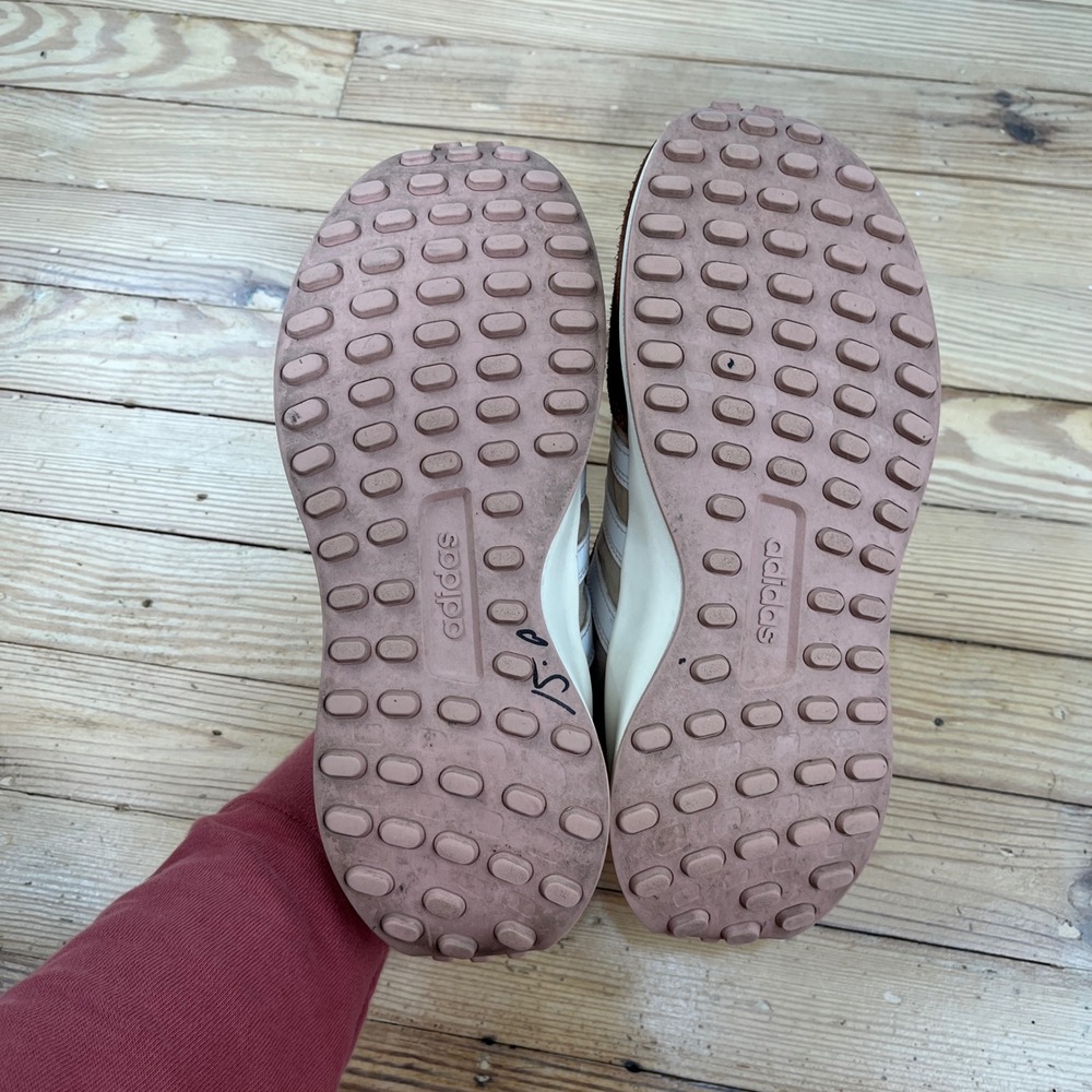Adidas F90 Womens Sneakers Brown Tan Suede Mesh Retro Running Shoe Size 7 custom - Picture 8 of 9